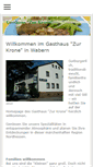 Mobile Screenshot of gasthaus-zur-krone.com